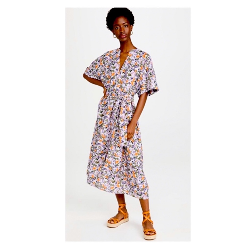 NWT Vince Wisteria Floral Midi Maxi Dress